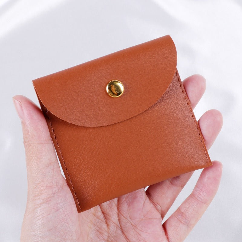 Jewelry bag leather buckle storage bag - Korvel