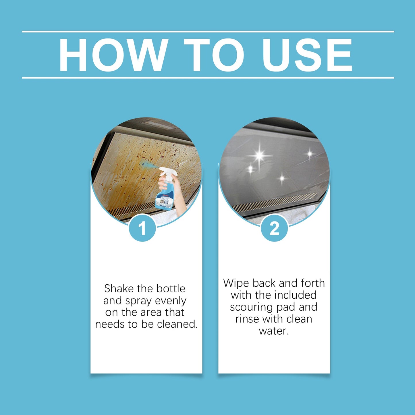 Multi-Functional Foam Cleaner, Household Heavy Oil Cleaning Foam Decontaminate A Variety Of Surfaces To Remove Odor - Korvel