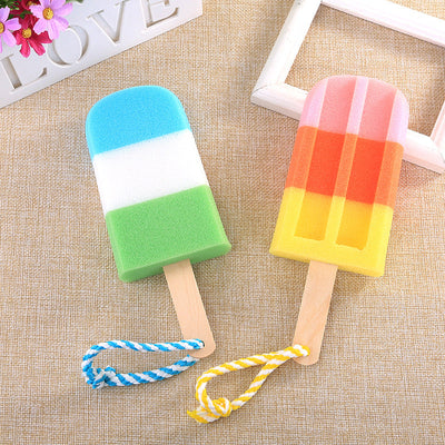 Ice Cream-Shaped Multi-Functional Sponge Brush for Cleaning
