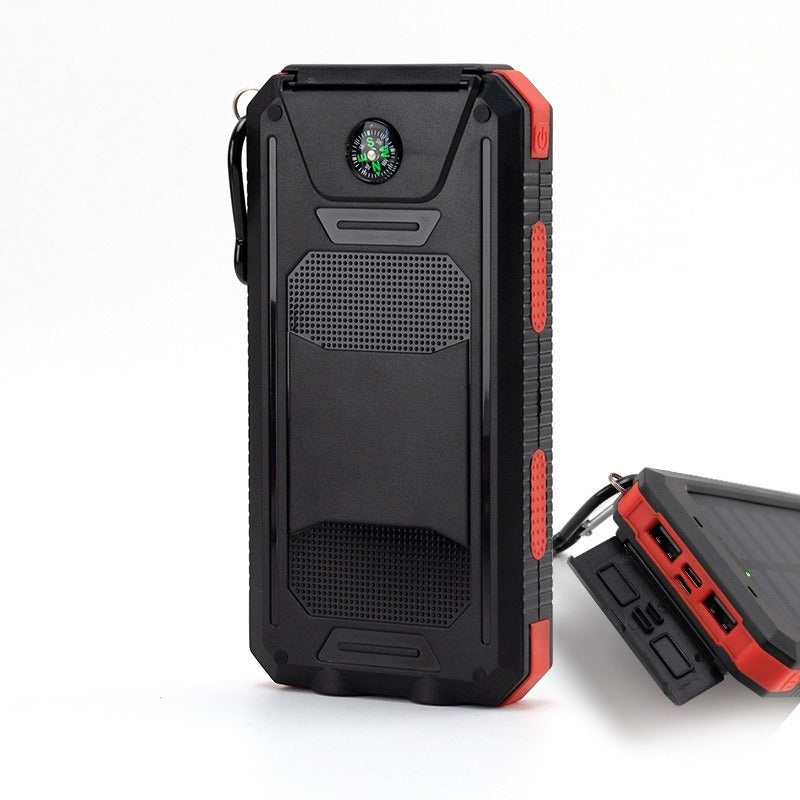 Batterie Externe Solaire Étanche Premium - 20000mAh avec Compas