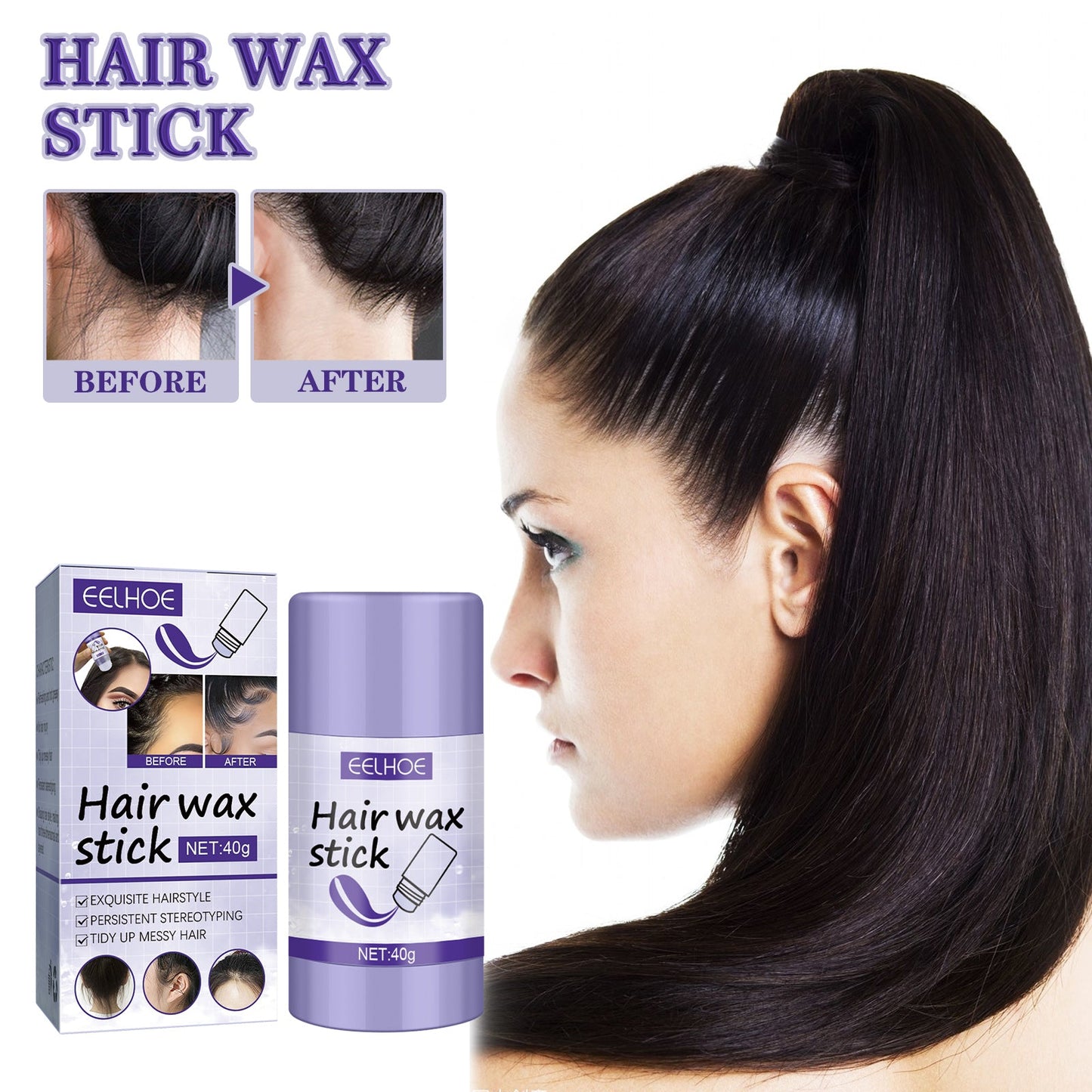 Varilla de Cera para Cabello Premium para Estilizado Sin Esfuerzo