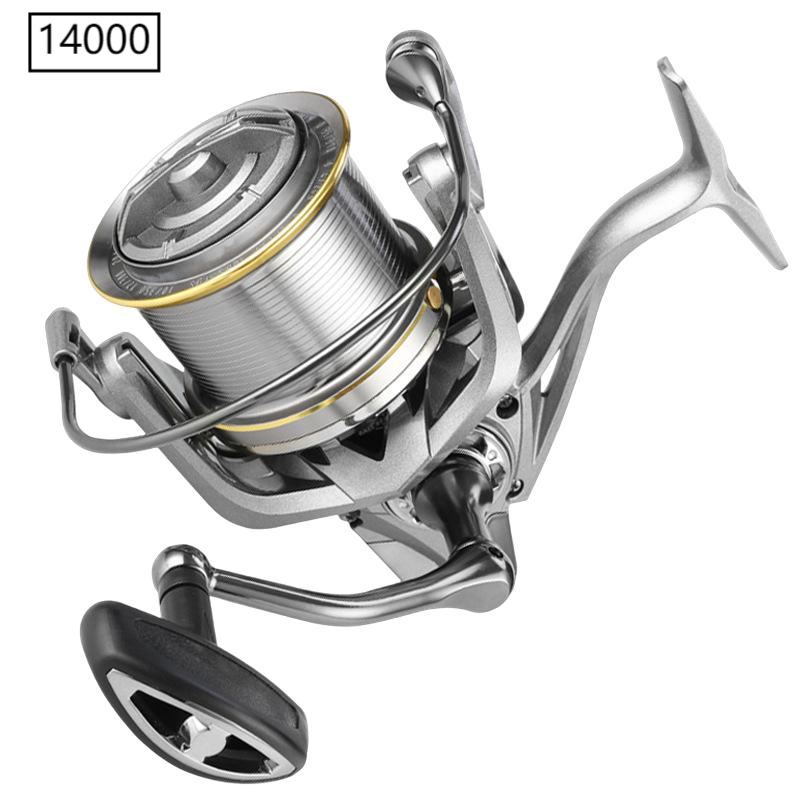 17+1BB 8000-14000 Series Aluminum Alloy Spool Fishing Reel, 4.8:1 Gear Ratio, Durable Long Casting for Baitcasting - Korvel