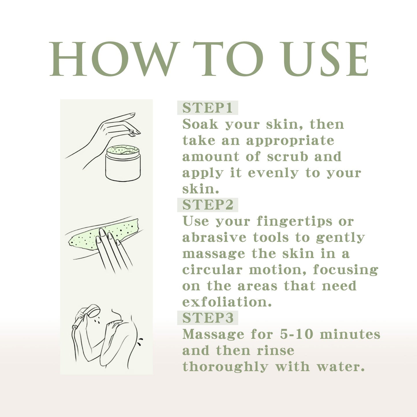 Exfoliante de Cuerpo de Helado de Aguacate - Exfoliante Corporal