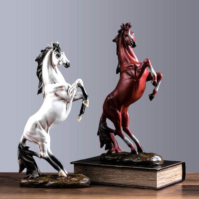 Elegant Resin Animal Figurines for Home Decor