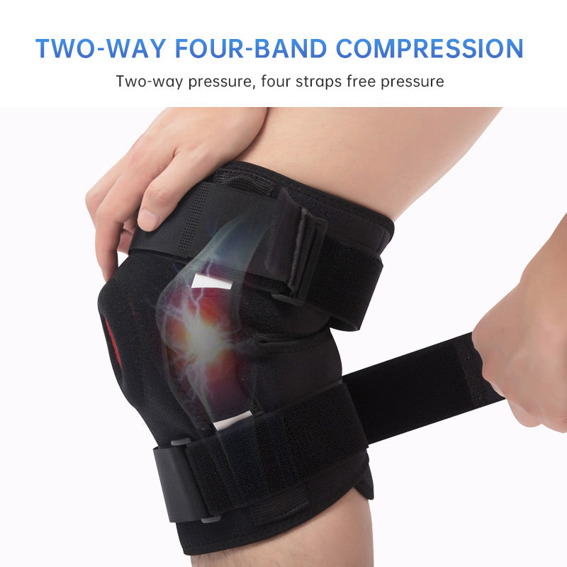 Adjustable hinged Patella Knee Support Brace for pain relief and knee joint protection - Korvel