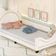 Twin Size Upholstered Daybed with Carton Ears Shaped Headboard  White - Korvel