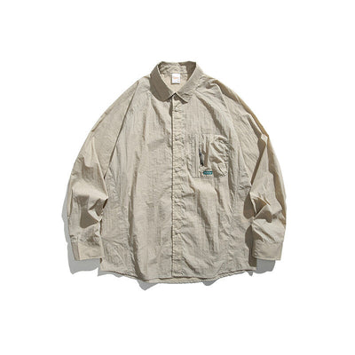 Casual sun protection long sleeved shirt jacket men's shirt - Korvel