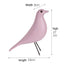 Nordic Pigeon Ems Bird Resin Figurine - Elegant Home Decor