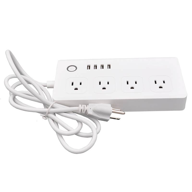 Smart Power Strip with USB Ports and Individual Control