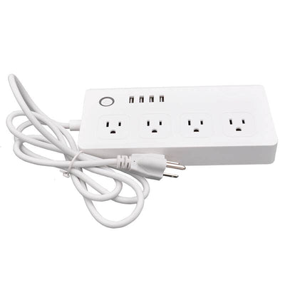 Smart Power Strip with USB Ports and Individual Control