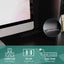 Writing desk with drawer bookshelf and charger, modern L-shaped desk with storage space, corner gaming computer desk - Korvel