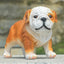 Bulldog ornament puppy resin - Korvel