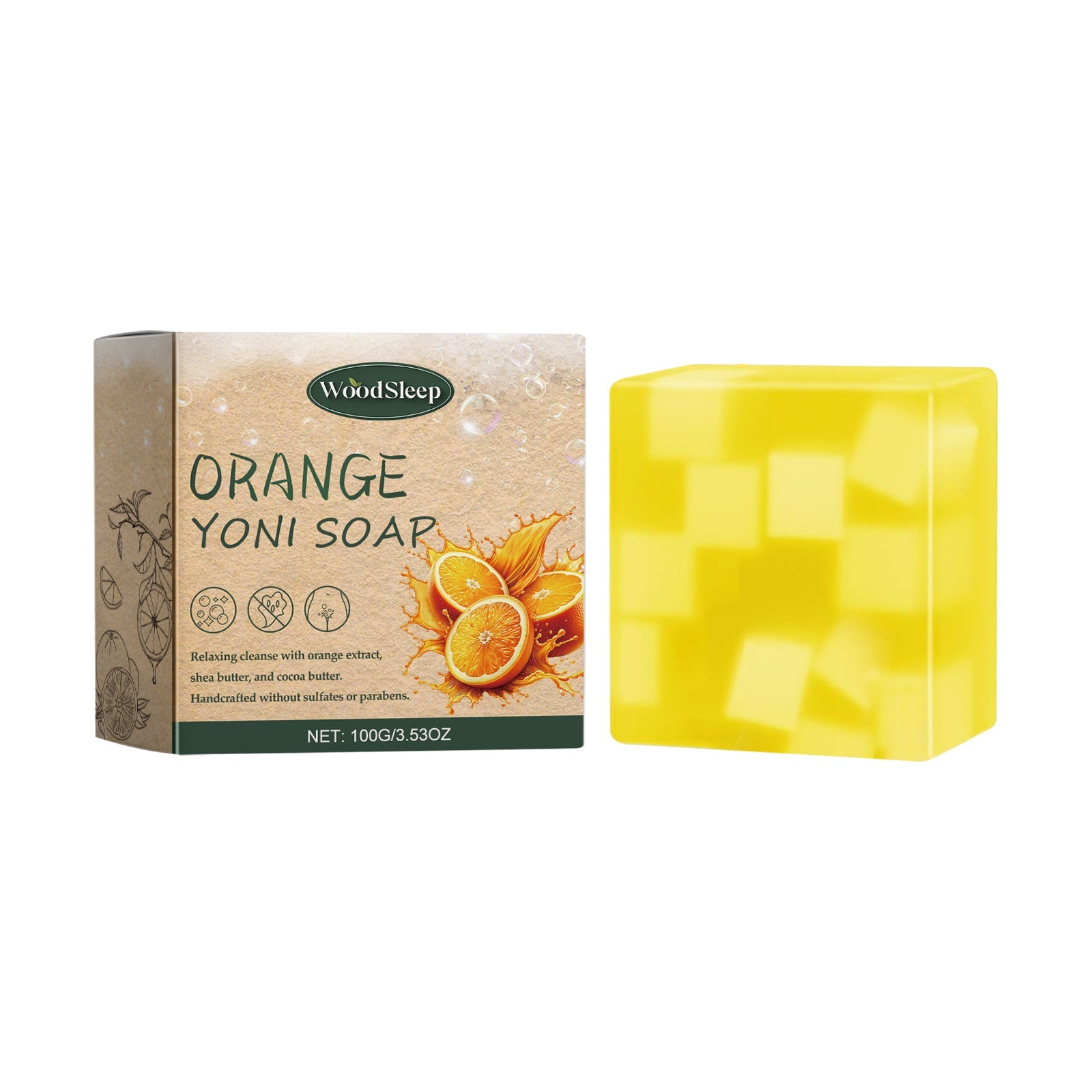Soap, Women's Body Gentle Deep Cleansing Moisturizing Firming Skin Deodorizing Bath Soap - Korvel