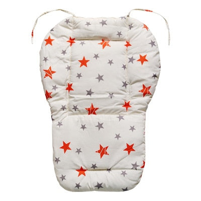 Baby Kids Highchair Cushion Pad Mat Booster Seats Cushion Pad Mat Feeding Chair Cushi on Pad Stroller Cushion Mat Cotton fabric - Korvel