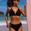 Tied Halter Neck Bikini Set - Korvel