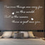 Elegant Acrylic Mirror Surface Wall Sticker - Literary Design