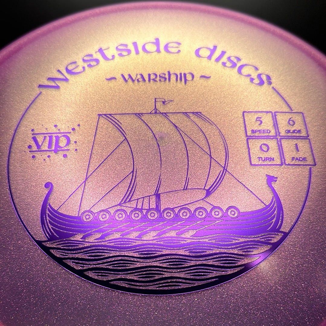 VIP Glimmer Warship Disc Golf Disc