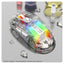 Luminous wireless Bluetooth the third mock examination transparent RGB mechanical mouse game video game mute mouse - Korvel