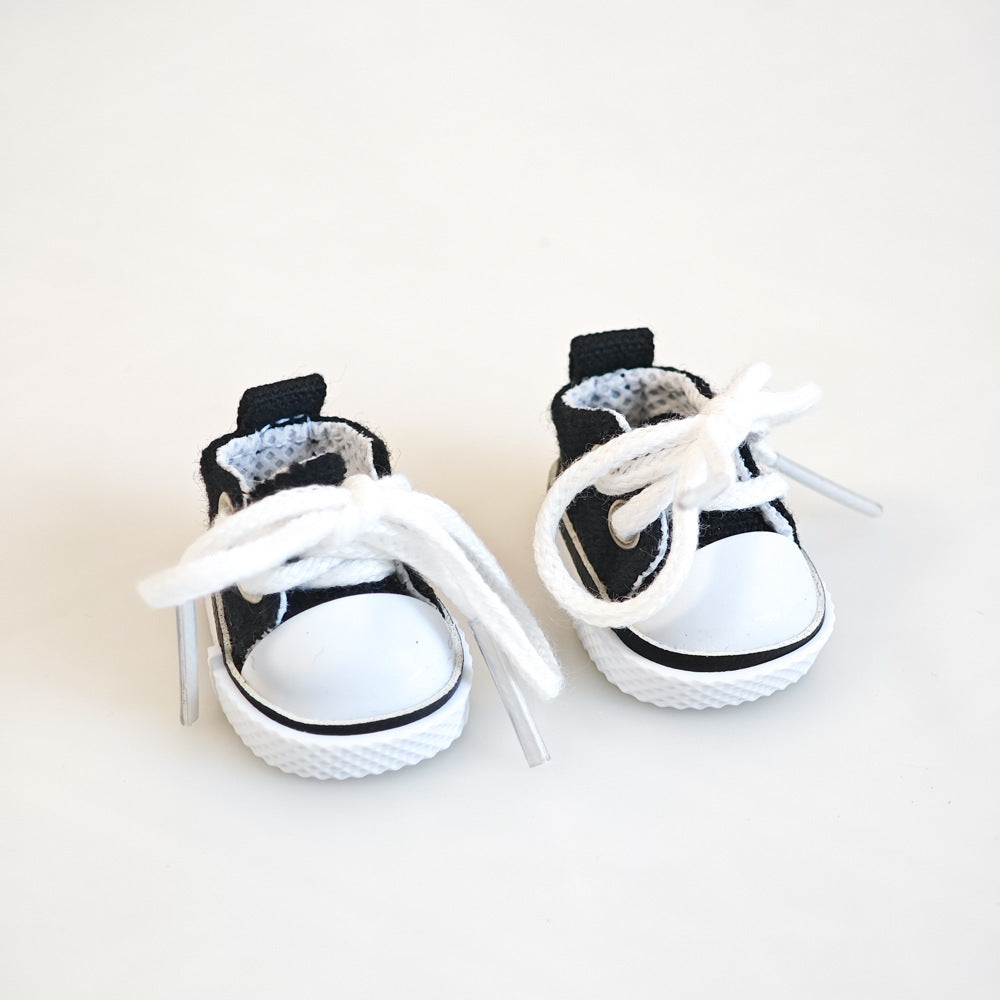 Party Shoes DIY Accessories Labubu Baby Clothes Labubu Rubber Macaron Shoes Fabric One Plush Second Generation - Korvel
