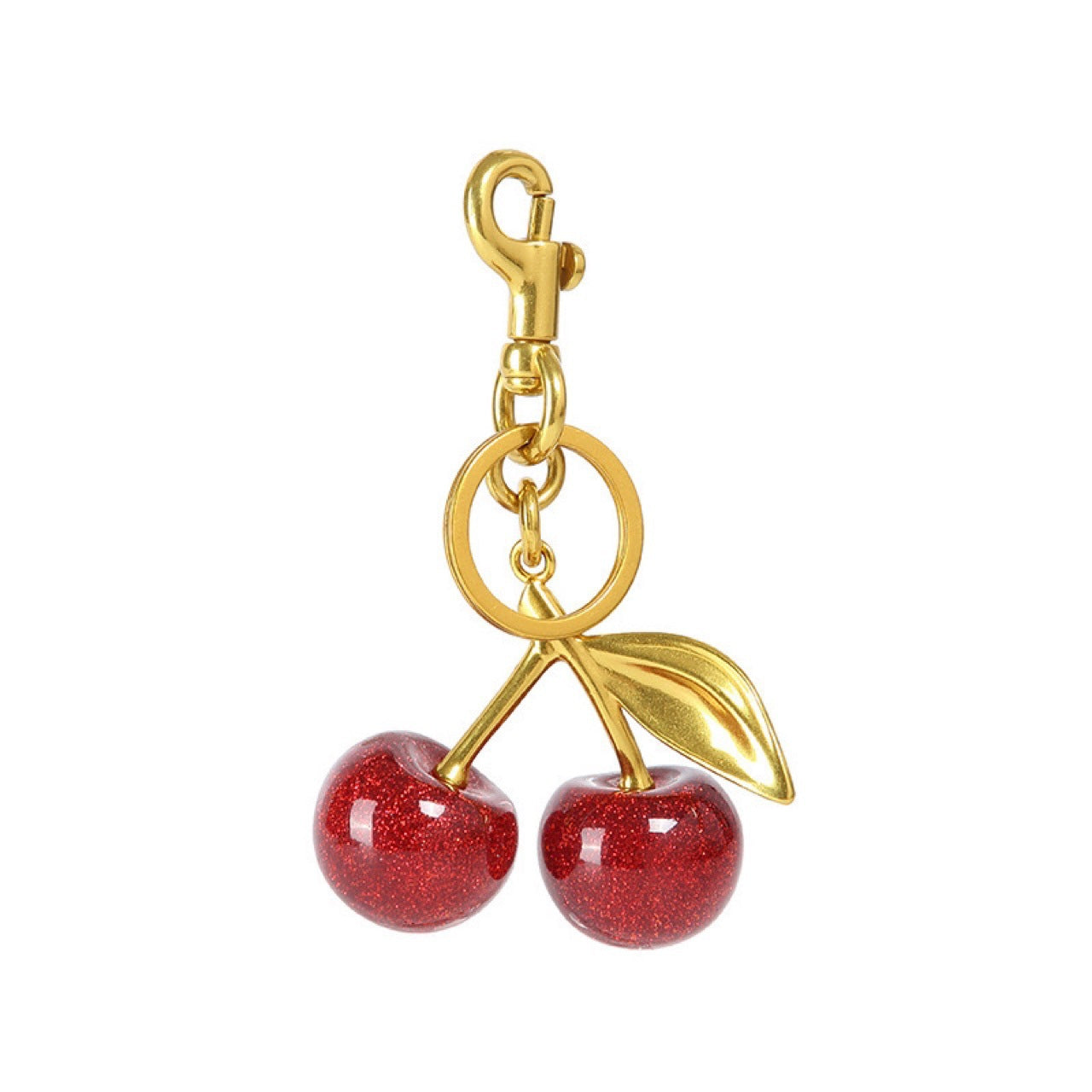 Cherry car keychain high-end women's bag pendant backpack pendant Christmas Halloween - Korvel