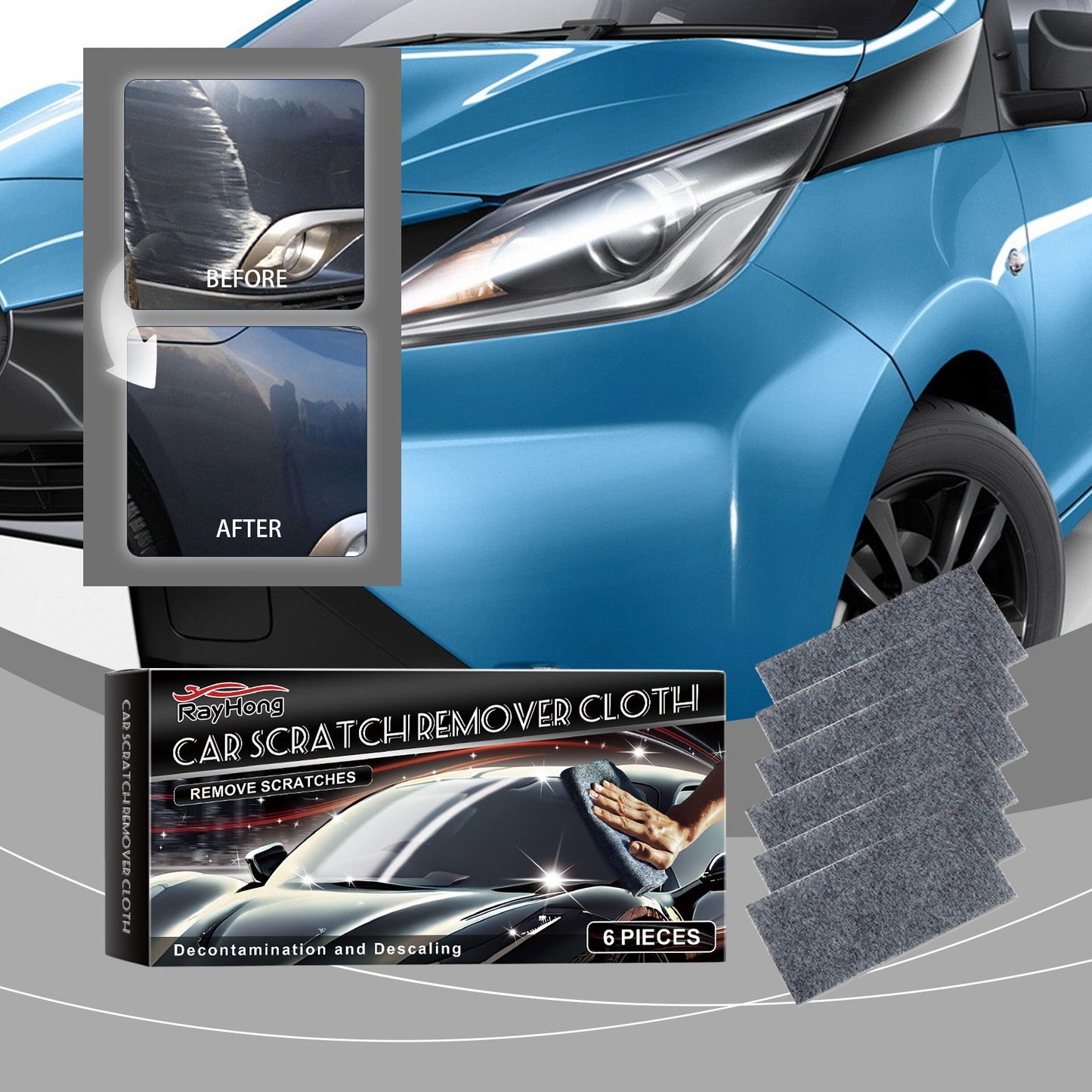 Premium Car Scratch Remover Cloth for Paint Care