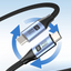 Data cable 100W mobile phone computer fast charging hard drive high-speed transmission 4k screen mirroring - Korvel