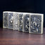 Retro Windproof Kerosene Lighter with Bronze Relief Design