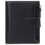 Men's short genuine leather wallet first layer cowhide Korean style fashion casual wallet driver's license wallet father's day gift - Korvel