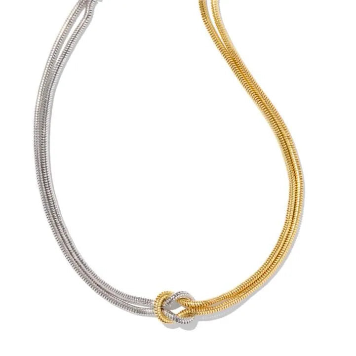 Titanium Steel Knotted Necklace - Korvel