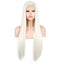 13*2. 60# Chemical Fiber Front Lace Wig Headgear Long Straight Hair Natural Hairline Wig - Korvel