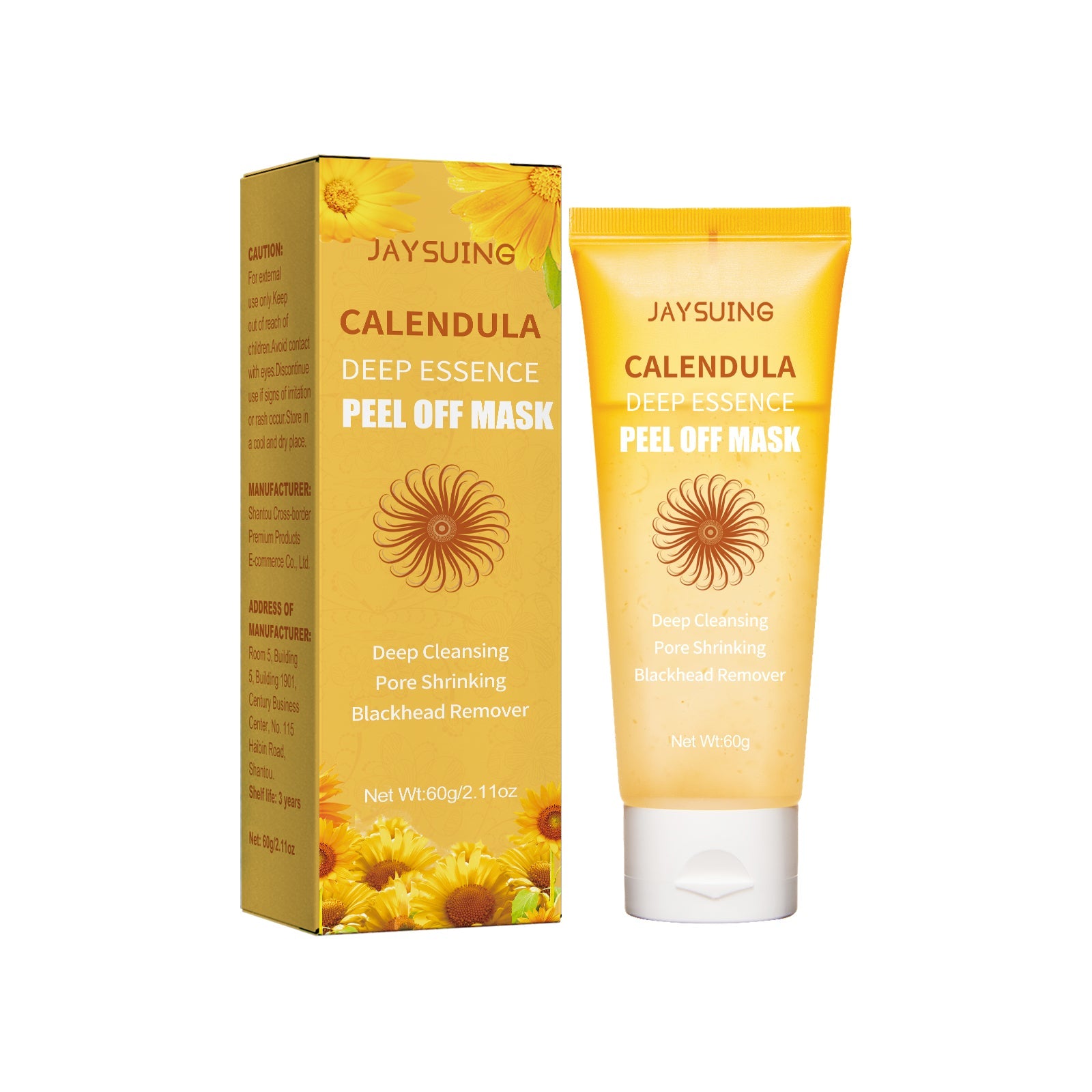 Calendula Peel Mask, Clean Keratin Delicate Pores Brightening Skin And Oil Control Mask - Korvel