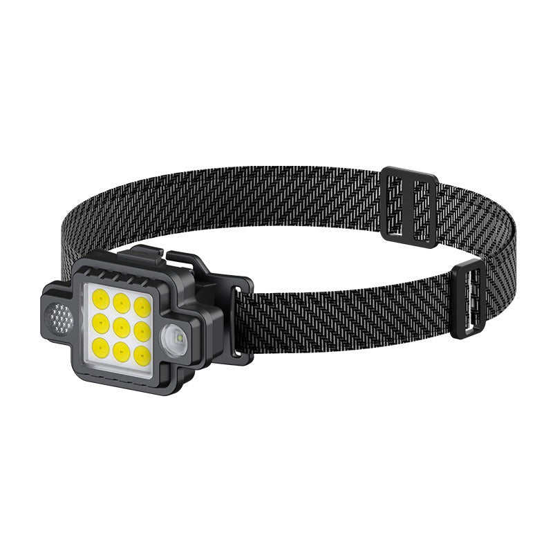 Lámpara Frontal Mini COB LED - Recargable y Versátil