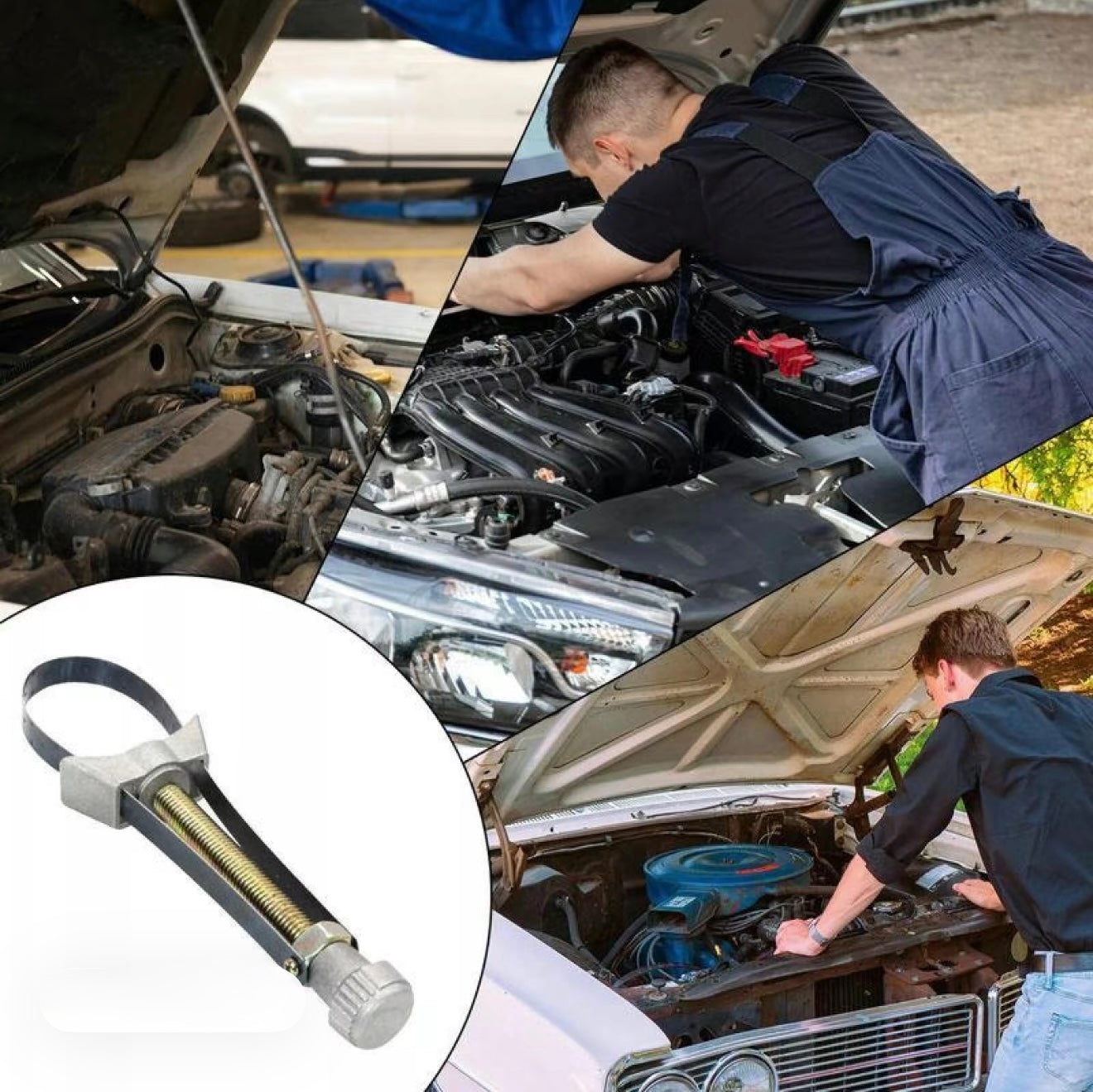 Llave de Correa AutoTorque para la Eliminación Sin Esfuerzo de Filtros de Aceite