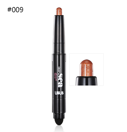 UBUB Eye Pencil Eyeshadow Silkworm Pen Velvet Shimmer Earth Double Color Eye Shadow Cream Glitter Makeup Palette Cosmetics - Korvel
