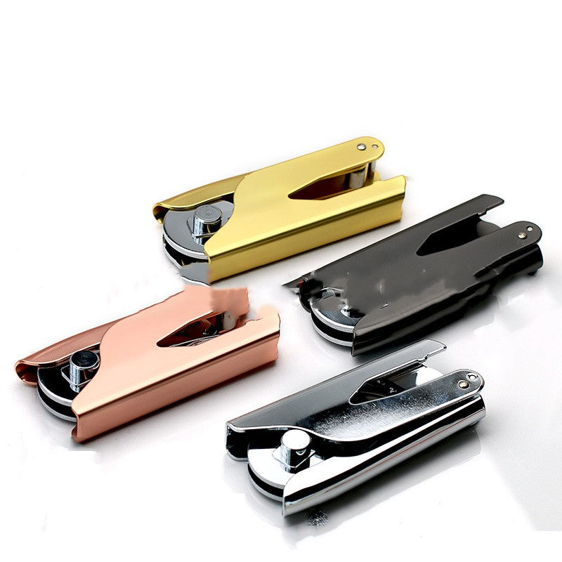 Handheld pliers with engraved steel stamp pattern logo embossed steel stamp embossing seal carving DIY - Korvel