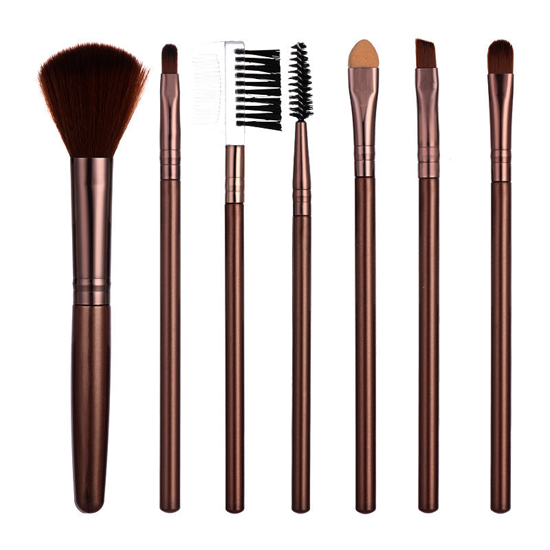 7 Pack Makeup Brush Sets Brush Eyeshadow Brush Full Set of Makeup Brushes Beauty Tools - Korvel