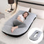 J-Shaped Pregnancy Pillow for Side Sleepers
