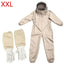 1 Set of Professional Ventilated Full - Body Beekeeping Suit with Gloves - Korvel