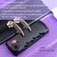 Expanable Spinner Wheel 2 Piece Luggage Set ABS Lightweight Suitcase with TSA Lock 20inch+24inch Purple + Plastic - Korvel