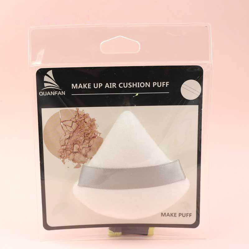 Puff à Poudre Sec Triangle - Outil de Maquillage Premium