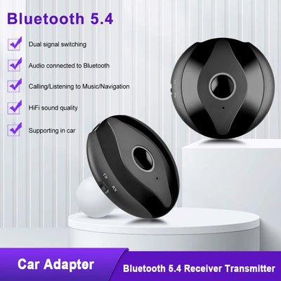 Récepteur et émetteur audio Bluetooth 2-en-1 - BT5.4