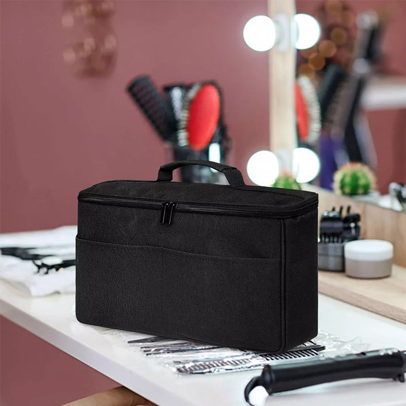 travel storage bag compatible with Dyson Airwrap Styler, a portable organizer with multi-pockets for hair curler and attachments - Korvel