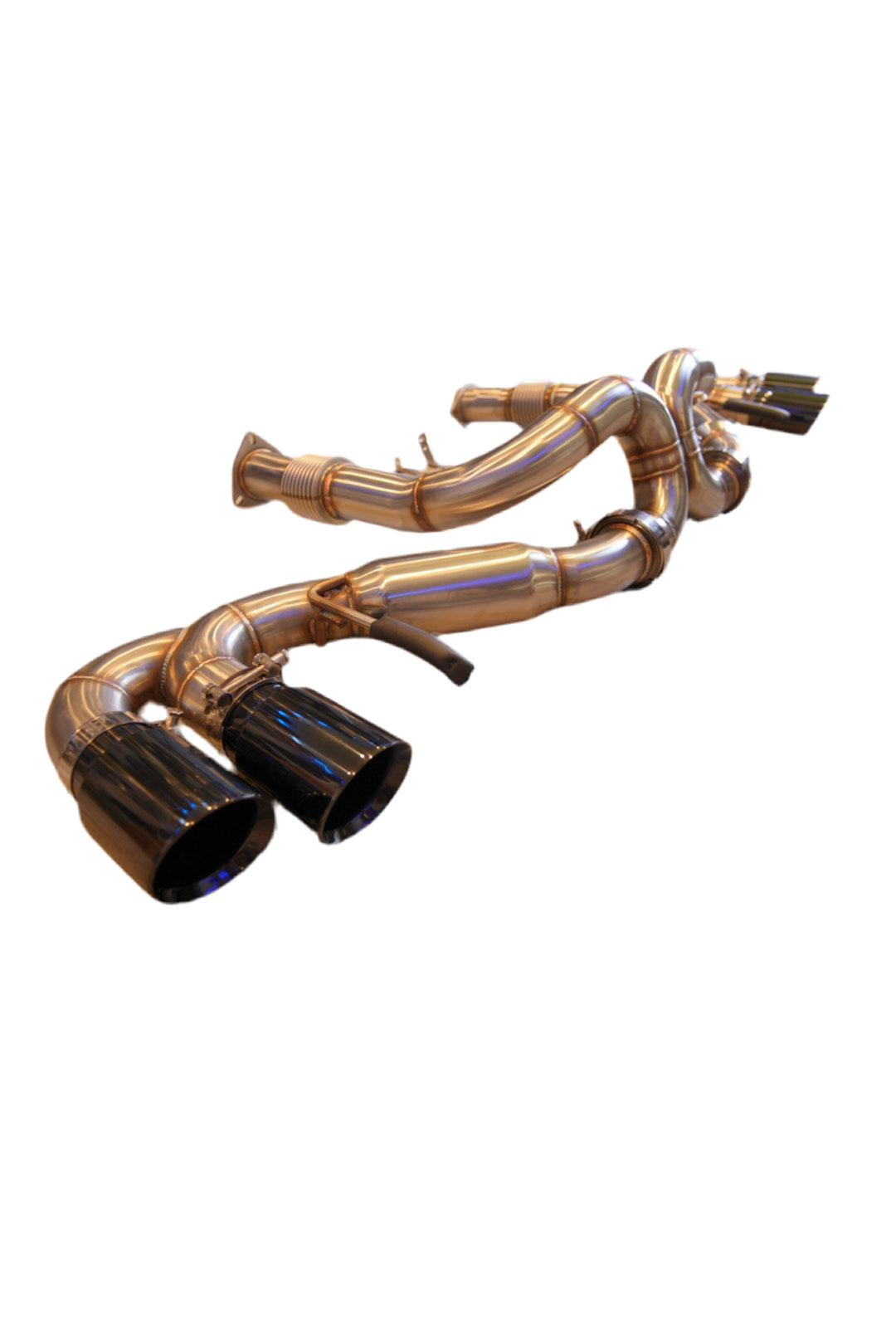 SPDZ1 Performance Catback Exhaust for 2020+ Chevrolet Corvette C8 | Black Quad Tips | 6.2L V8 - Korvel