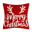Red Snowflake Deer Pillow Cover Christmas Tree Cushion Cover Home Decoration Pillow Cover Combination - Korvel