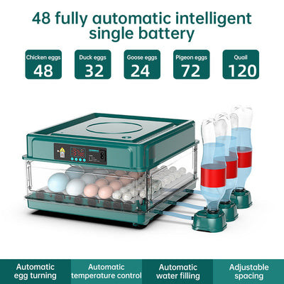 9-48 Egg Incubator with Automatic Turning & Humidity Control