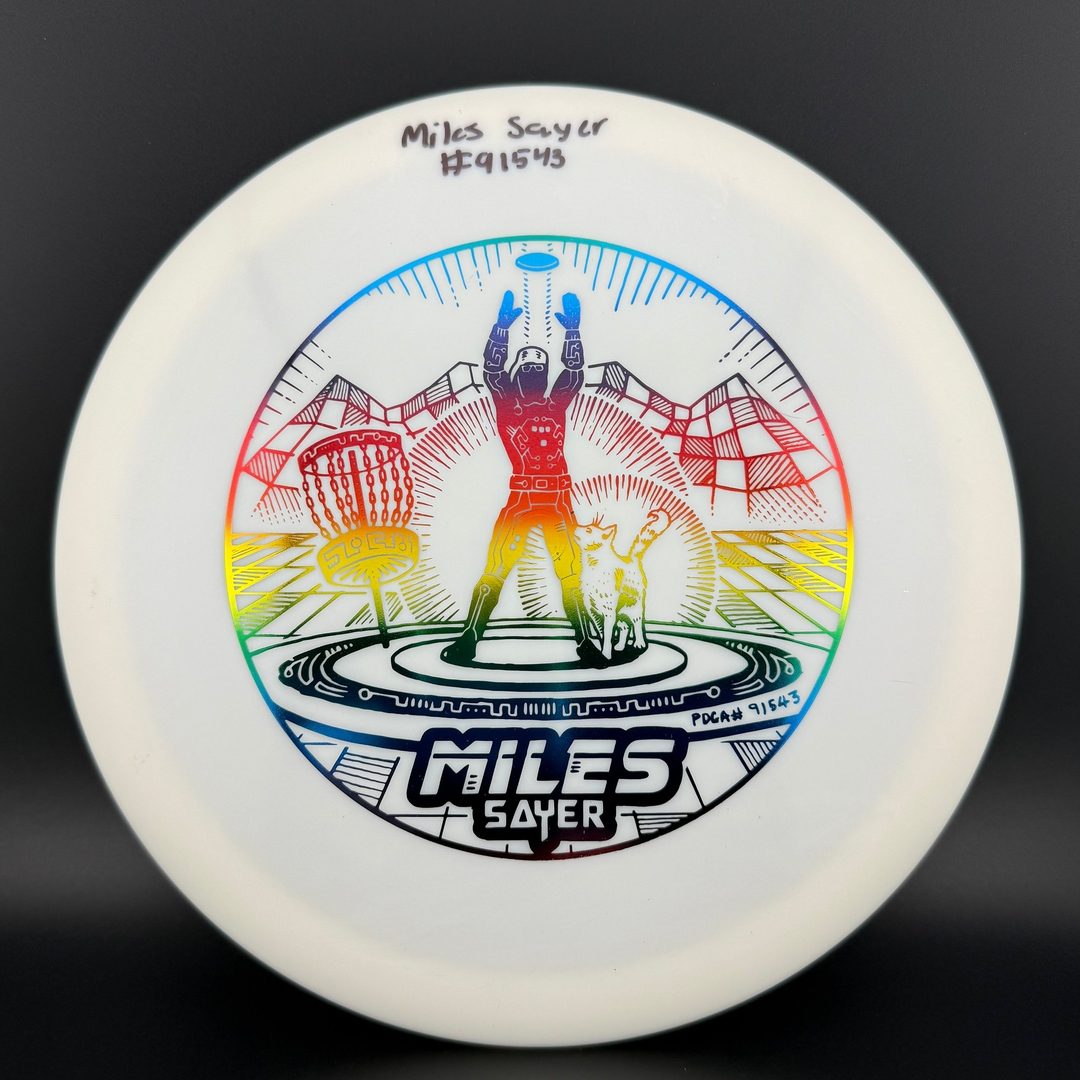 Hybrid Evader Disc Golf Driver - Signed by Miles Sayer