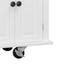 Elegant Kitchen Island Cart with Storage and Locking Wheels