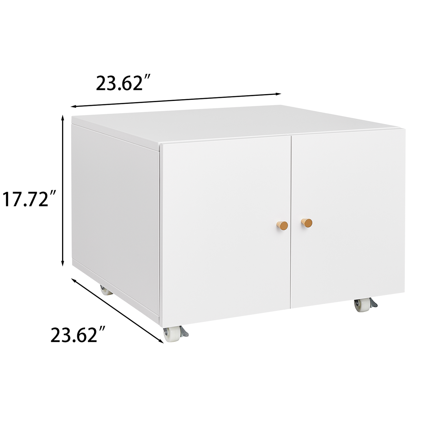 Office furniture Copier Cabinet white mobile pedestal file Printer Stand - Korvel