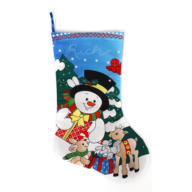Christmas decorations, Christmas socks, pendants, gift bags, candy bags, holiday decorations, and dressing supplies - Korvel