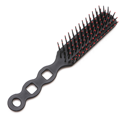 Salon Plastic Paddle Hairdressing Cushion Hair Cozy Massage Comb - Korvel